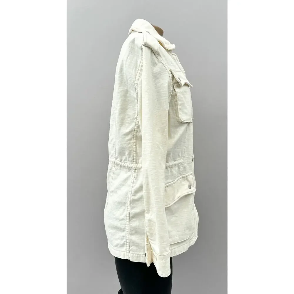 NWT Free People Not Your Brother's Utility Jacket Ecru Cream Women's Size XS - Picture 11 of 16